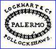 LOCKHART & ARTHUR  [Various Patterns] (Scotland, UK)  - ca 1855 - 1864