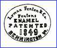 LYMAN, FENTON & CO. (Impressed)  (Vermont, USA) - ca 1849 - 1858