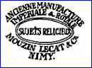 MOUZIN LECAT & CO. (Imprinted) (Nimy, Belgium) - ca 1850s