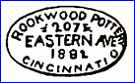 ROOKWOOD POTTERY (Ohio, USA) -  ca. 1880s