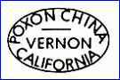 VERNON KILNS - POXON CHINA CO (Vernon, CA, USA) - ca 1912 - 1931