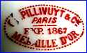 CHARLES PILLIVUYT & Co.  -  PILLIVUYT & Co.  (Mehun-Sur-Yevre, France)  - ca 1870s - 1910s