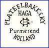 HAGA POTTERY  (Purmerend, Holland) - ca 1904 - 1907
