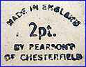 PEARSON & Co. (CHESTERFIELD) Ltd.  [usually on Stoneware] (Derbyshire, UK)  - ca 1920s - 1940s