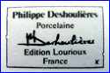 PHILLIPE DESHOULIERES  [LOURIOUX Series]  [some variations] (Limoges, France)  - ca 1990s - 2005