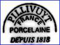 PILLIVUYT & Co.  (Mehun-Sur-Yevre, France)  -  ca 1950s - 1990s