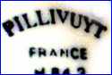 PILLIVUYT & Co.  (Mehun-Sur-Yevre, France)  -  ca. 1920s - 1960s
