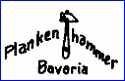 PLANKENHAMMER PORCELAIN  (Germany)  - ca 1920 - ca 1978