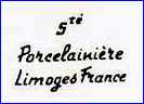 SOCIETE PORCELAINIERE (Limoges, France)  - ca 1929 - 1988