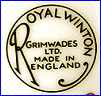 GRIMWADES Ltd  (ROYAL WINTON)  [some variations] (Staffordshire, UK)  - ca 1934 - 1950s