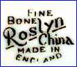REID Co. - ROSLYN CHINA  (Staffordshire, UK) - ca 1930s - 1950