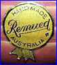REMUED POTTERY  -  PREMIER POTTERIES PRSETON  [Paper Label] (Studio  Pottery, Melbourne, Australia)  - ca 1940s - 1955