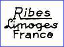 RIBES  [Stamped or Impressed] (Limoges, France) - ca 1891 - Present