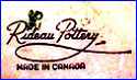 RIDEAU POTTERY  (Canada)  - ca 1940s - 1980s