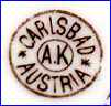 A. KLINGENBERG [as US Importer]  (made in Austria) - ca 1890s - 1914