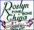 ROSLYN CHINA  (Staffordshire, UK) -  ca 1946 - 1963