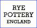 RYE POTTERY  (Sussex, UK) - ca 1950s - Present