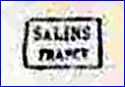 SALINS DE BAINES  (on Heavy-Glazed or Majolica & Faience Pottery, Salins de  Baines, France)  -  ca 1930s - 1960s