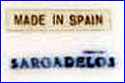 SARGADELOS  [on Tableware & Giftware]  (Sargadelos, Spain)  - ca 1960s - 1980s
