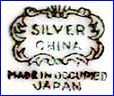 SILVER CHINA  (Importers of items from Japan)  - ca 1945 - 1952