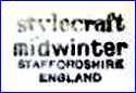 W.R. MIDWINTER, Ltd. [STYLECRAFT series] [some variations]  (Staffordshire, UK)  - ca 1950s