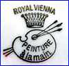 ROYAL VIENNA  [unregistered Decorating Studio on mostly ZEH, SCHERZER & Co. items, but also on other brands] -  ca 1890s - 1930s