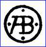 B. BERTRAM  (Decorator's mark - Germany)  - ca 1920s - 1930s