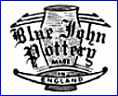 BLUE JOHN POTTERY, Ltd.  (Staffordshire, UK)  - ca 1949 - Present