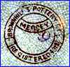 BROWNHILLS POTTERY Co.  (Staffordshire, UK) [MERSEY Pattern]  -  ca 1872 - 1896