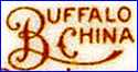 BUFFALO CHINA  -  BUFFALO POTTERY  [mostly on Hotelware & Railroad Chinaware] (Buffalo, NY) - ca 1910s - 1930s