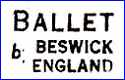 JOHN BESWICK Ltd  [BALLET Line]  (Staffordshire, UK) -  ca 1960s