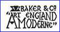W. BAKER & CO Ltd  (Staffordshire, UK) - ca 1930 - ca 1932