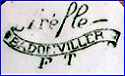 BADONVILLER EARTHENWARE FACTORY  -  THEOPHILE FENAL  [Pattern or Series varies]  (Badonville, France) - ca 1930s - 1960s