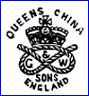 ROSINA CHINA Co.  (Staffordshire, UK)  - ca 1941 - 1950s