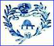 J. JAMIESON & Co.  -  BO'NESS (or BONESS) POTTERY  [on a BLUE WILLOW plate]   (Borrowstounness, Scotland, UK)  - ca 1828 - 1847
