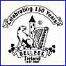 DAVID McBIRNEY & CO  - BELLEEK POTTERY CO  [13]   (Belleek, Ireland)  [150th Anniversary mark]  - ca 2007