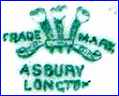 EDWARD ASBURY & CO  -   HAMMERSLEY & ASBURY  [some variations]  (Staffordshire, UK) - ca  1872 - 1925