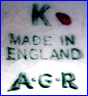 CROWN DUCAL  -  A.G. RICHARDSON & Co., Ltd. (Staffordshire, UK)  - ca 1920s - 1940s