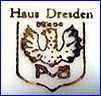 HAUS DRESDEN  (Porcelain Decorating Workshop, Germany)  - ca 1950s - 1970s