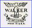 WALKER CHINA CO  (Ohio, USA)  -  ca 1923 - 1970s