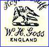 WILLIAM HENRY GOSS, Ltd.  (Staffordshire, UK) - ca 1862 - 1930