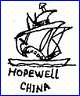 HOPEWELL CHINA COMPANY  (Virginia, USA)  - ca 1920s