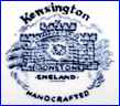 KENSINGTON IRONSTONE  (Distributors on items from Staffordshire, UK) - ca 1960s - 1970s
