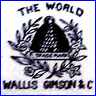 WALLIS GIMSON & Co.  [also in Green]   (Fenton, Staffordshire, UK)  - ca 1880s