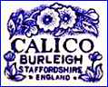 BURGESS, DORLING & LEIGH  [CALICO, Tradename]  (Staffordshire, UK)  - ca 1999 - Present