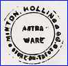 MINTON HOLLINS & Co., Ltd.  -  ASTRA WARE  (Staffordshire, UK)  - ca 1868 - 1920s
