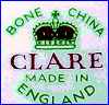 CLARE CHINA Co., Ltd.  (Longton, Staffordshire, UK)  - ca 1951 - Present
