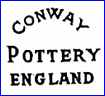 CONWAY POTTERY Co., Ltd.  (Staffordshire, UK)  - ca 1945 - 1980s