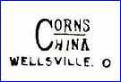 CORNS CHINA CO  (Ohio, USA) - ca 1928 - 1932
