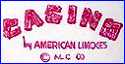 LIMOGES CHINA CO  (AMERICAN LIMOGES CHINA CO) [CASINO line] (Ohio, USA)  - ca  19340s - 1955